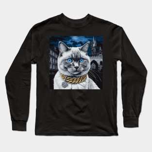 Cat In Prague Long Sleeve T-Shirt